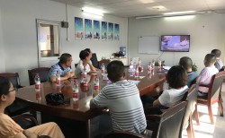 台山市人大郑副主任、应急管理局黄局、赵副局、大江镇委林副书记、人大蓝主任到我司指导工作。