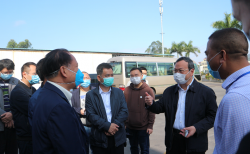 2020年2月25日江门市刘毅市长、台山市谢少谋市长到我司调研