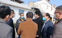 2020年2月18日江门市人民政府、江门市农业农村局领导到我司调研